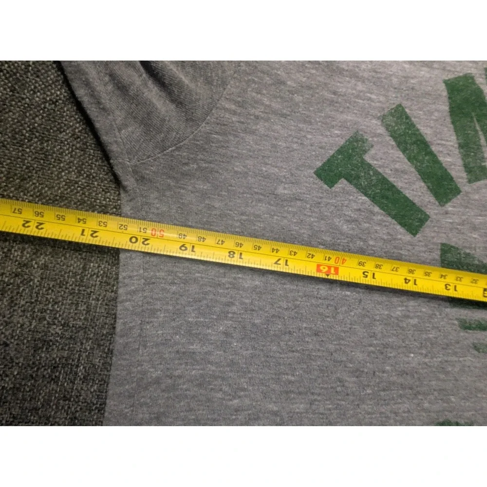 Adidas Men's Portland Timbers Gray Graphic Logo Crew Neck T-Shirt Size Medium
